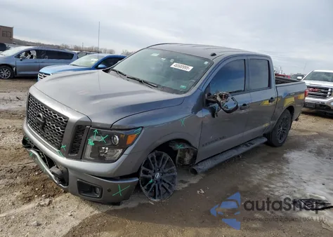2018 Nissan Titan Sv z USA, uszkodzony, nr VIN 1N6AA1E59JN551332